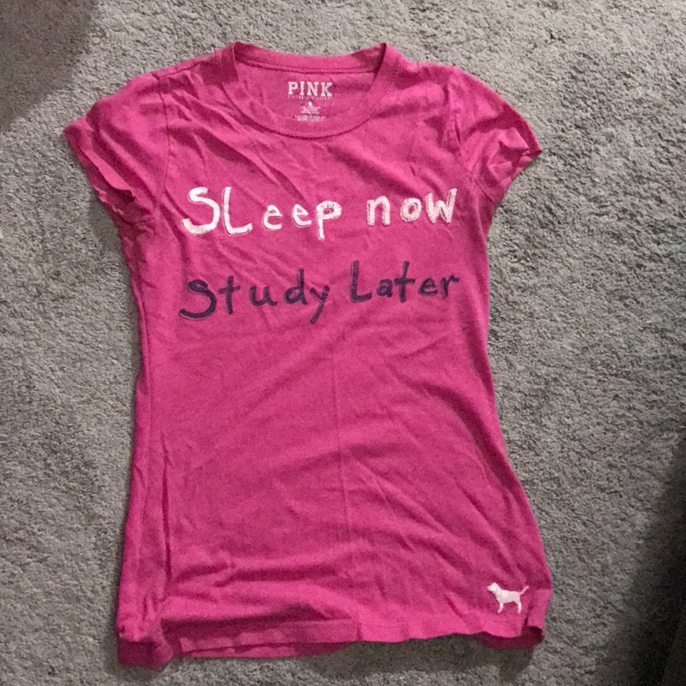 Pink beaded t-shirt